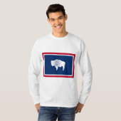 Wyoming-Flagge T-Shirt (Vorne ganz)