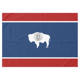Wyoming-Flagge Tischdecke