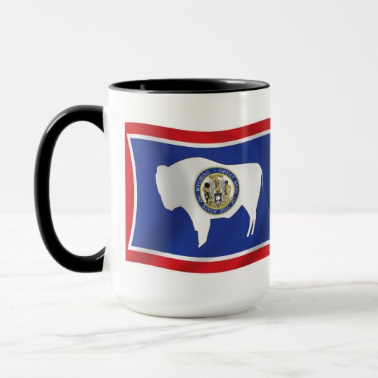 Wyoming-Flaggen-Tasse Tasse (Links)