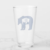 Wyoming Flaggenträger Glas (Rückseite)