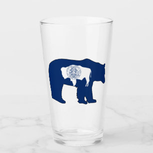 Wyoming Flaggenträger Glas