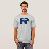 Wyoming-Flaggenträger T-Shirt (Vorne ganz)