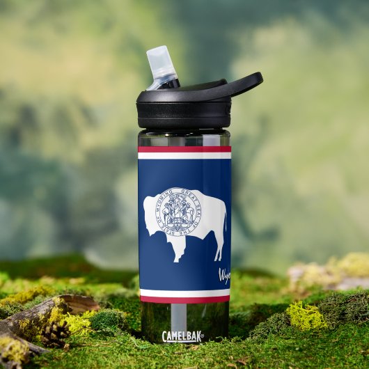 Wyoming Flasche, patriotische Wyoming Flag Trinkflasche (Außenbereich)