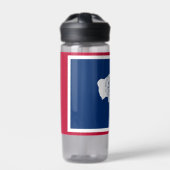 Wyoming Flasche, patriotische Wyoming Flag Trinkflasche (Vorderseite)