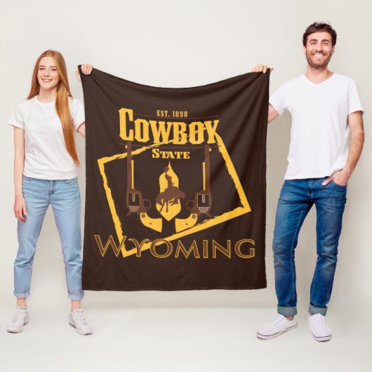 Wyoming-Fleece-Decke Fleecedecke (Beispiel)
