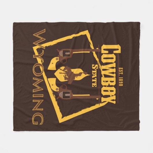 Wyoming-Fleece-Decke Fleecedecke (Vorderseite (Horizontal))