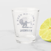 Wyoming, Forever West Schnapsglas (Rückseite)