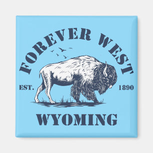 Wyoming, für immer Westen Magnet