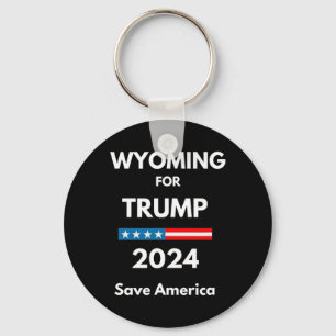 Wyoming Für Trump Präsident Wahl Republikaner Schlüsselanhänger