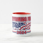 Wyoming für Trump Tasse (Zentrum)