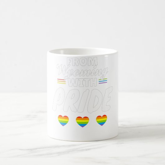 Wyoming Gay Pride Kaffeetasse (Mittel)