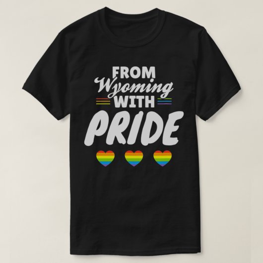 Wyoming Gay Pride T-Shirt (Design vorne)