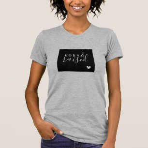 Wyoming Geborene und erhöhte Staat T-Shirt