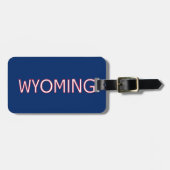 Wyoming Gepäckanhänger (Vorderseite horizontal)