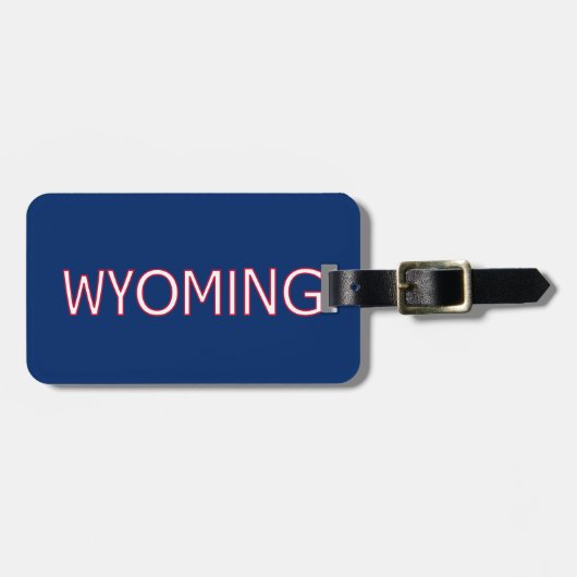 Wyoming Gepäckanhänger (Vorderseite horizontal)