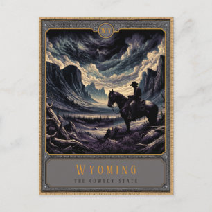 Wyoming   Gothic Art Postkarte