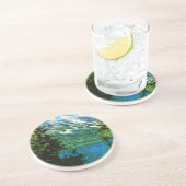 Wyoming Grand Teton Mountains Abstrakt Getränkeuntersetzer (Seite)