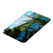 Wyoming Grand Teton Mountains Abstrakt Magnet (Linke Seite)