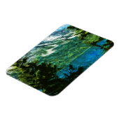 Wyoming Grand Teton Mountains Abstrakt Magnet (Linke Seite)