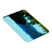 Wyoming Grand Teton Mountains Abstrakt Magnet (Rechte Seite)