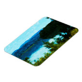 Wyoming Grand Teton Mountains Abstrakt Magnet (Linke Seite)