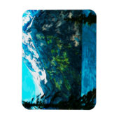 Wyoming Grand Teton Mountains Abstrakt Magnet (Vertikal)