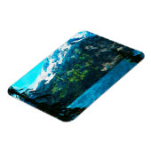 Wyoming Grand Teton Mountains Abstrakt Magnet (Linke Seite)