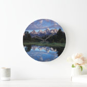 Wyoming, Grand Teton National Park 4 Große Wanduhr (Zuhause)