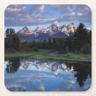 Wyoming, Grand Teton Nationalpark 4 Rechteckiger Pappuntersetzer