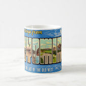 Wyoming Greetings Postcard Kaffeetasse (Mittel)
