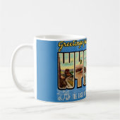 Wyoming Greetings Postcard Kaffeetasse (Links)