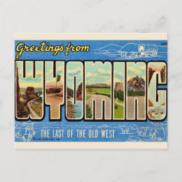 Wyoming Greetings Postcard Postkarte