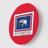 Wyoming Große Wanduhr (Winkel)