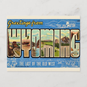 Wyoming Grußpostkarte Postkarte