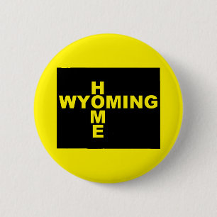 Wyoming Heimweg-Button-Abzeichen-Pin vom Bundessta Button