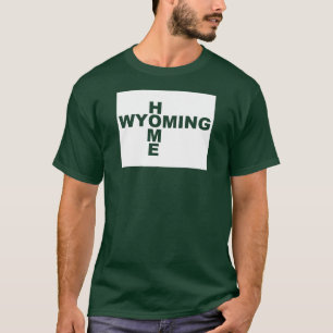 Wyoming Heimweg vom Staat T-Shirt Tees
