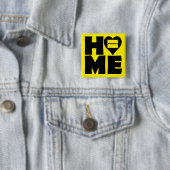 Wyoming Home Heart State Button Badge Pin (Beispiel)