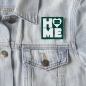 Wyoming Home Heart State Button Badge Pin (Beispiel)