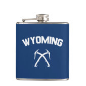 Wyoming Ice Climbing Flachmann (Vorderseite)
