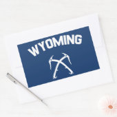 Wyoming Ice Climbing Rechteckiger Aufkleber (Umschlag)