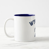 Wyoming Ice Climbing Zweifarbige Tasse (Links)