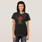Wyoming Indian Paintbrush Blume T-Shirt (Vorne ganz)