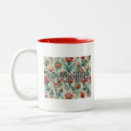 Wyoming Indian Paintbrush Blume Zweifarbige Tasse