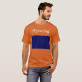 Wyoming Interstates [Navy Blue Design] T-Shirt (Vorne ganz)
