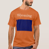 Wyoming Interstates [Navy Blue Design] T-Shirt (Vorderseite)