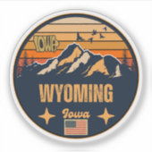 Wyoming, Iowa Aufkleber (Vorderseite)