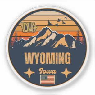 Wyoming, Iowa Aufkleber