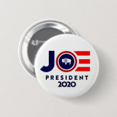 Wyoming ist für Joe 2020 Button (Vorne & Hinten)