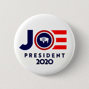 Wyoming ist für Joe 2020 Button