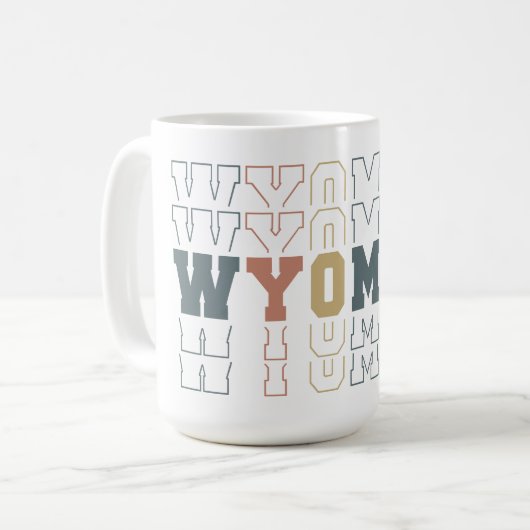 Wyoming Kaffeetasse (Vorderseite Links)